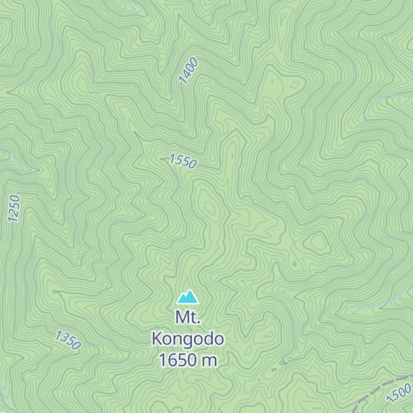 Map of Kongōdō Zan