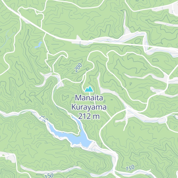 Map of Manaita Kurayama