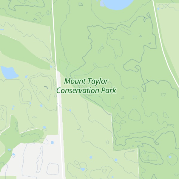 Map of Mount Taylor