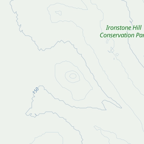 Map of Ironstone Hill