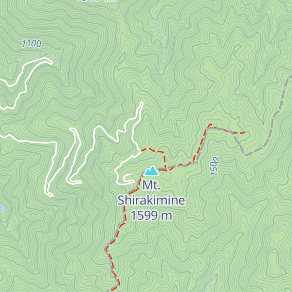 Map of Shirakimine Sansō