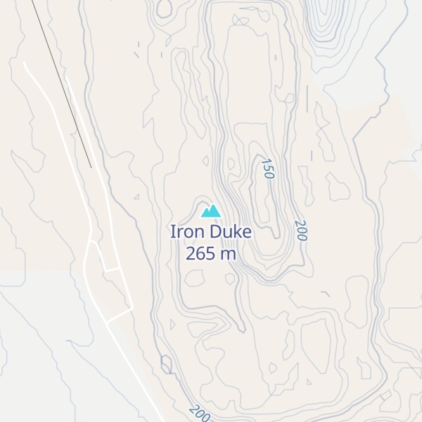 Map of Iron Duke