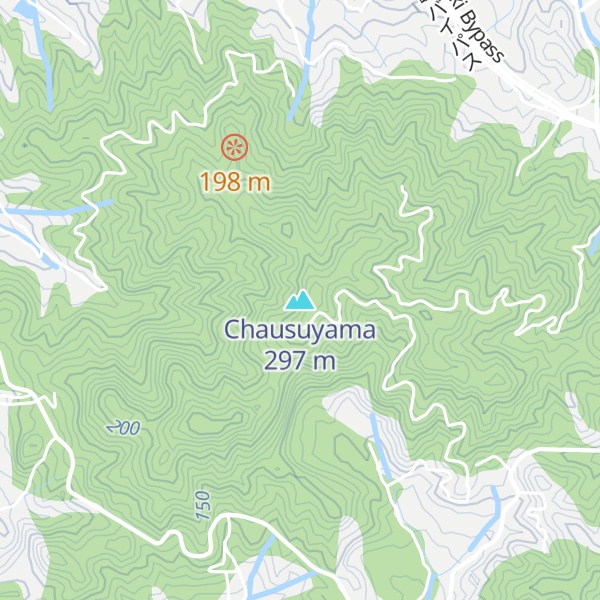 Map of Chausuyama