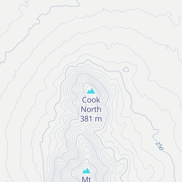 Map of Cook North