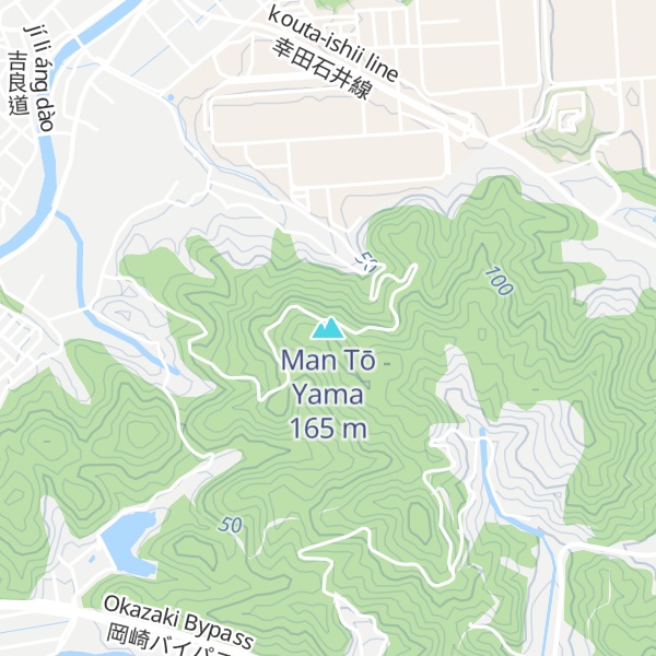 Map of Man Tō Yama