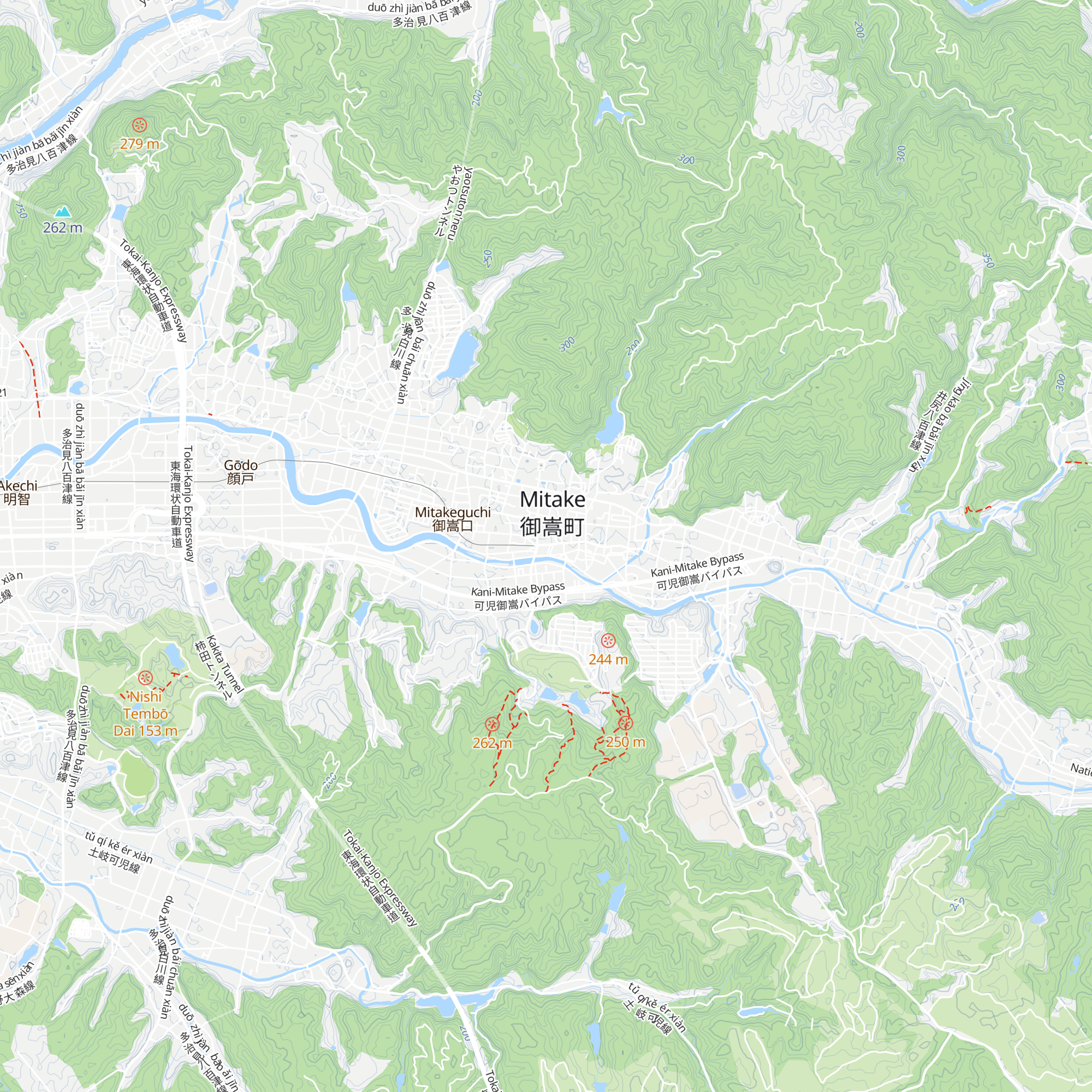 Mitake Yado Waiwai Kan map