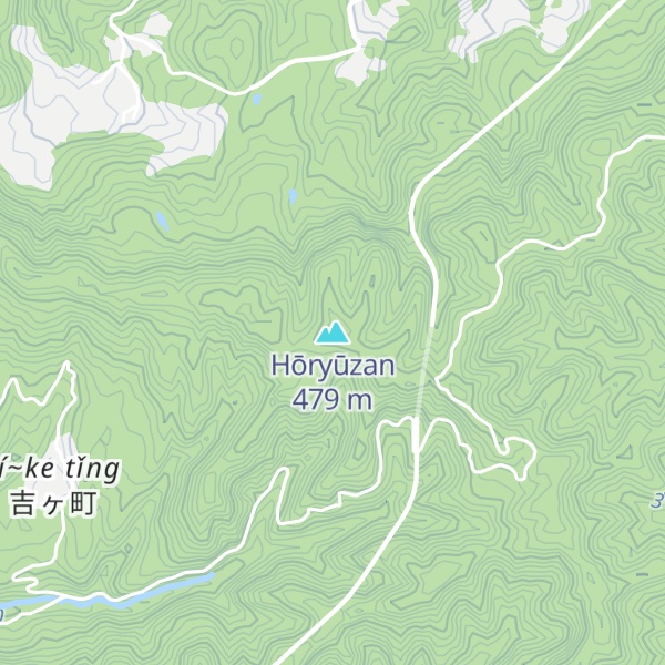 Map of Hōryūzan