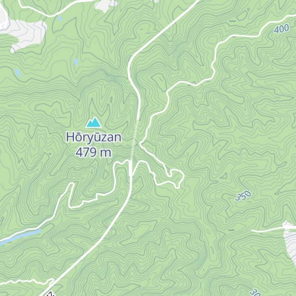 Map of Mt. Horyu