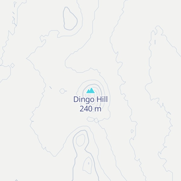 Map of Dingo Hill