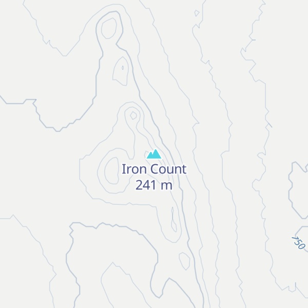 Map of Iron Count