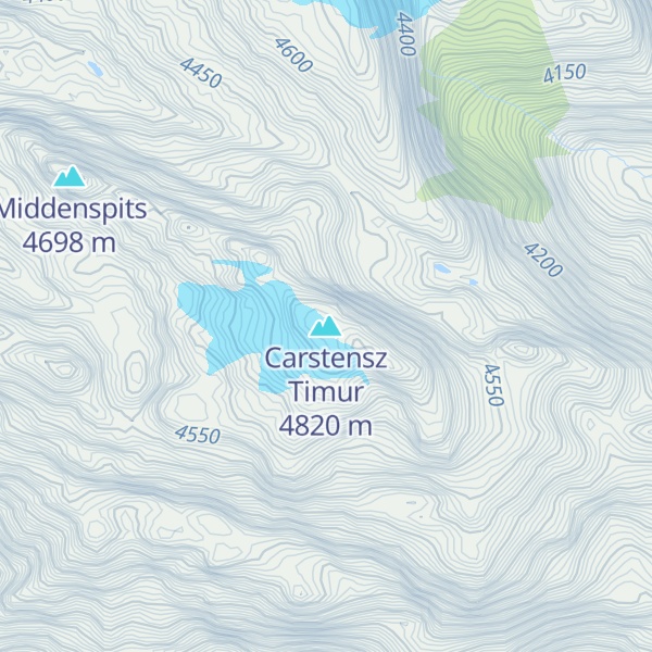 Map of Carstensz Timur