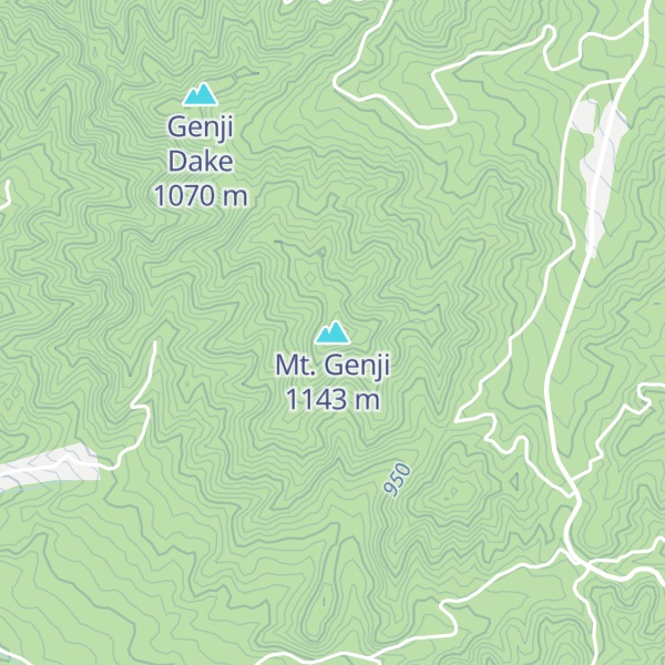 Map of Mt. Genji