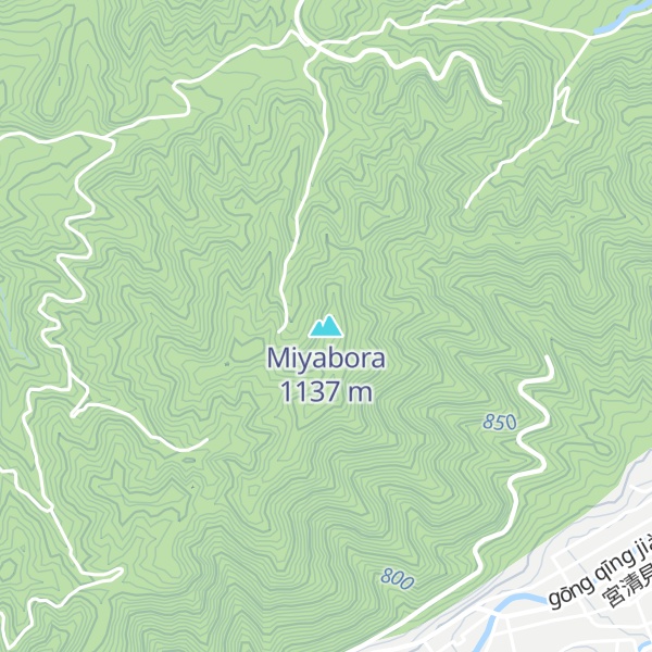 Map of Miyabora