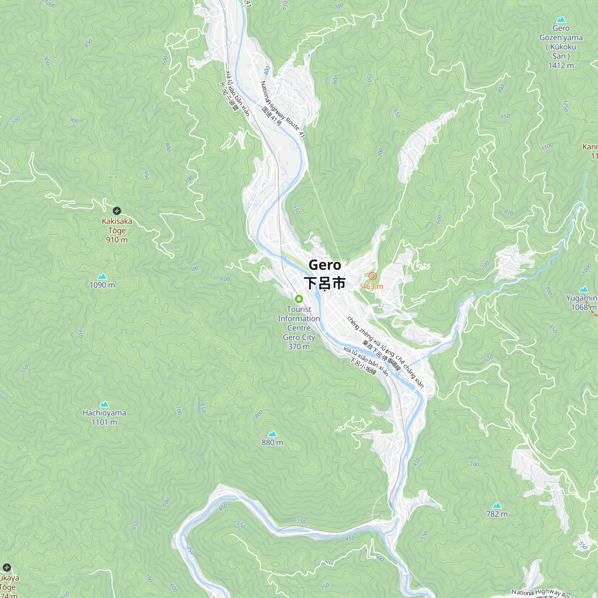 Tourist Information Centre Gero City map