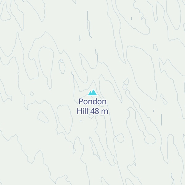 Map of Pondon Hill