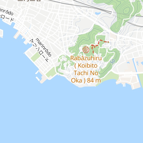Map of Mitani Onsen Kankō Annai Sho