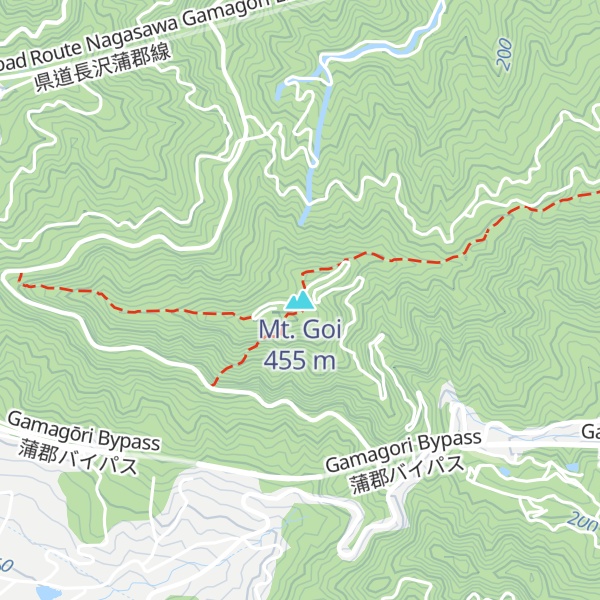 Map of Mt. Goi