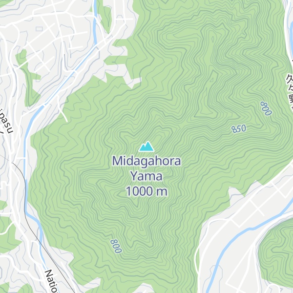 Map of Midagahora Yama