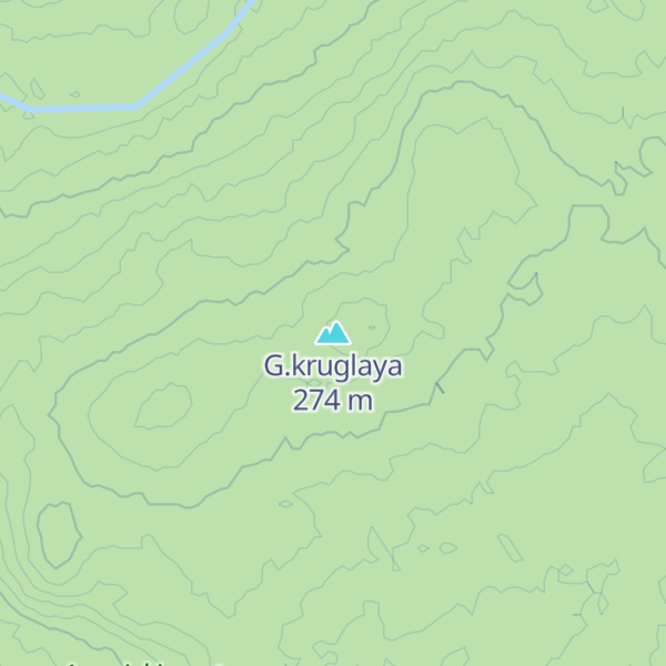 Map of G.kruglaya