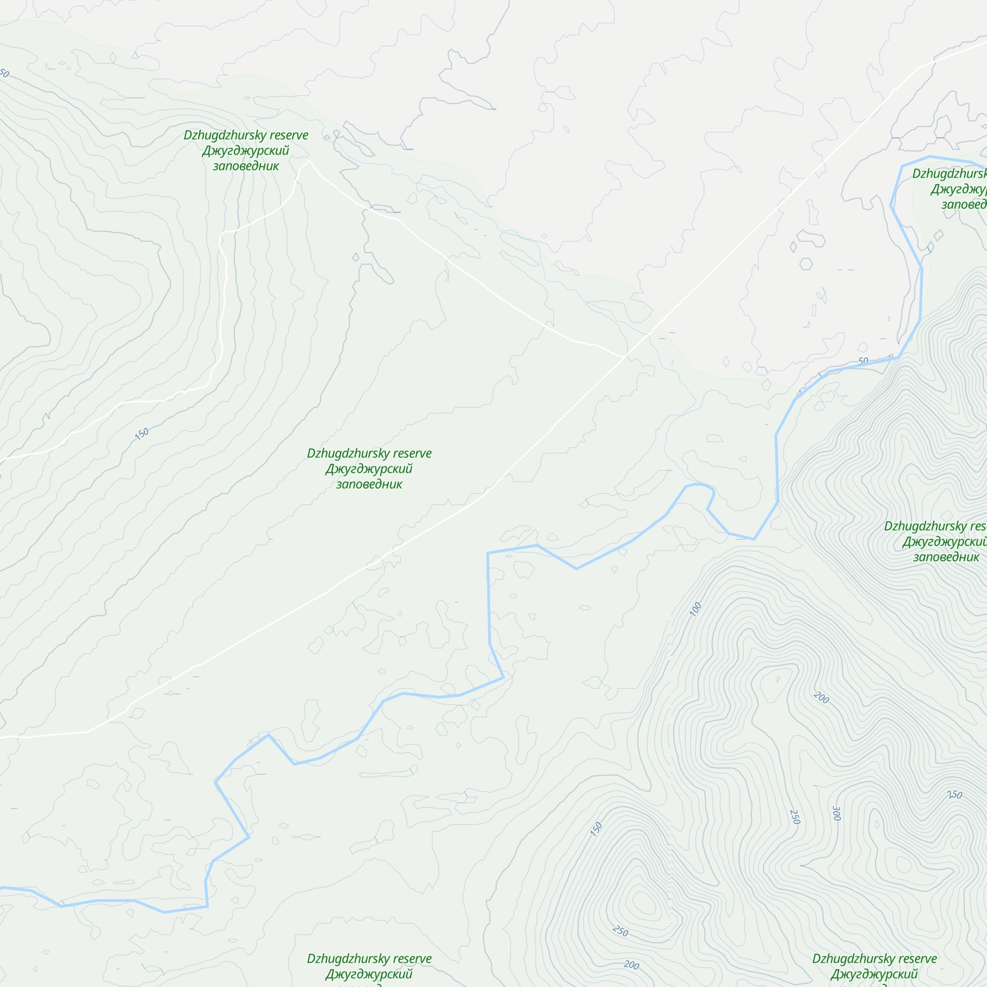 Kordon "Borovoi" map
