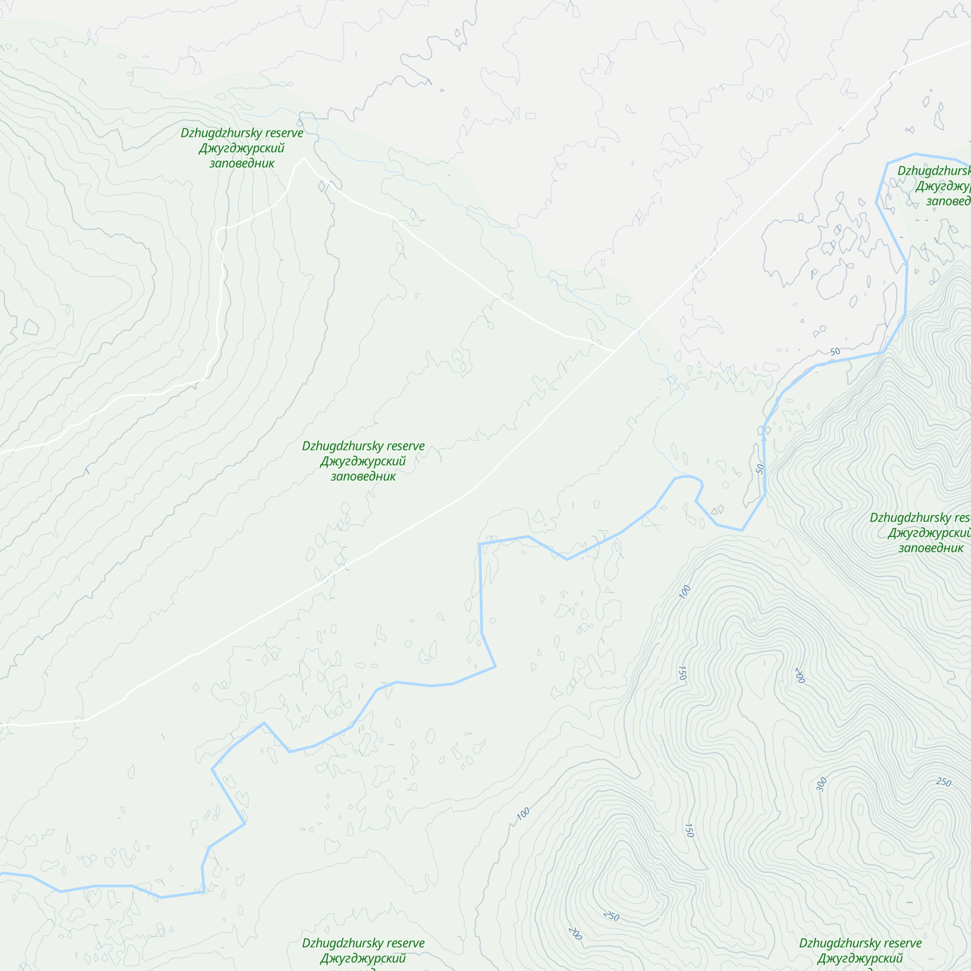 Kordon "Borovoi" map