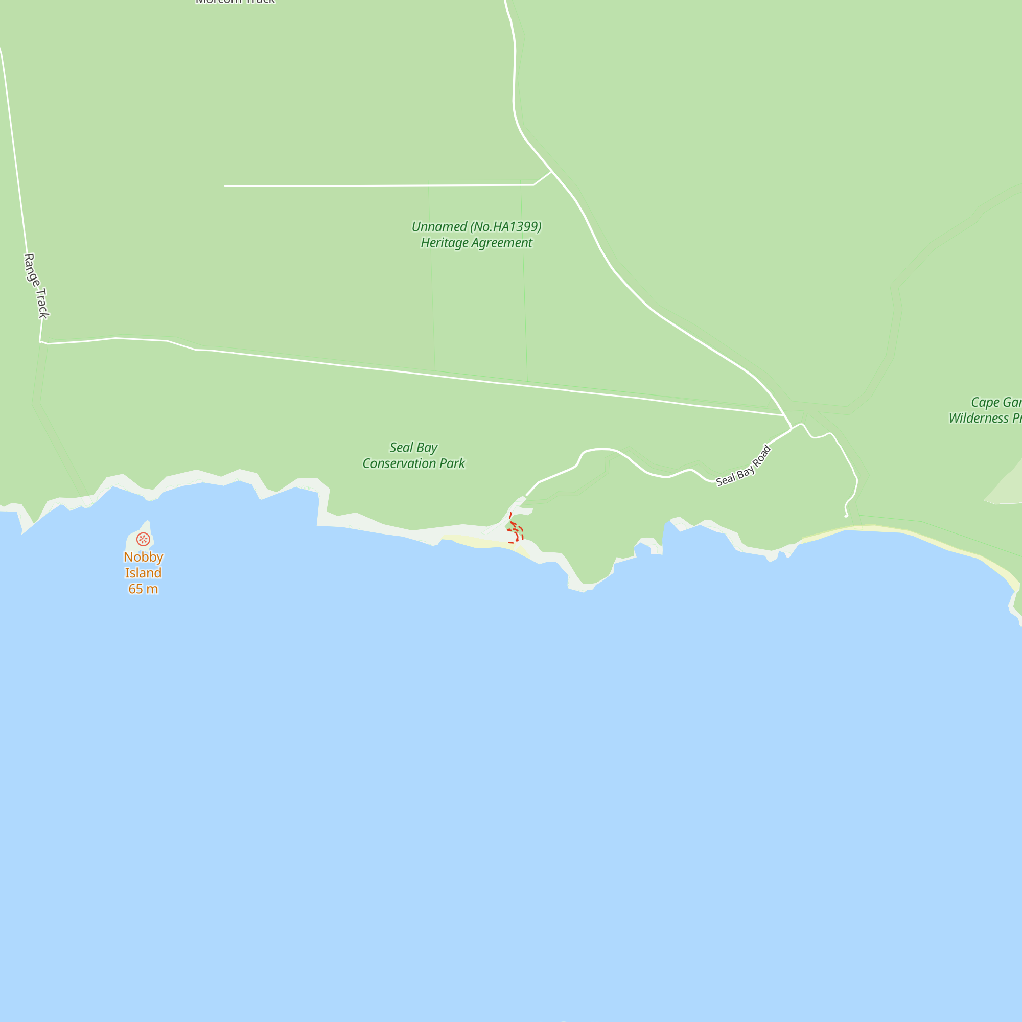 Seal Bay Visitor Information Centre map