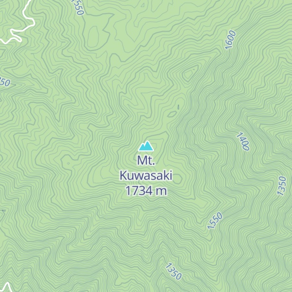 Map of Mt. Kuwasaki
