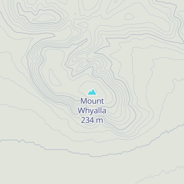Map of Mount Whyalla