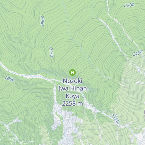 Map of Nozoki Iwa Hinan Koya
