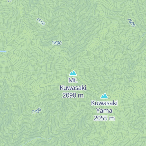 Map of Mt. Kuwasaki