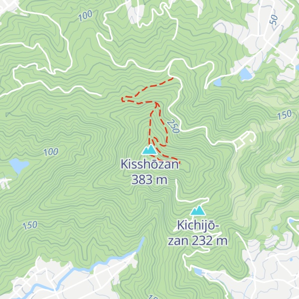 Map of Kisshōzan