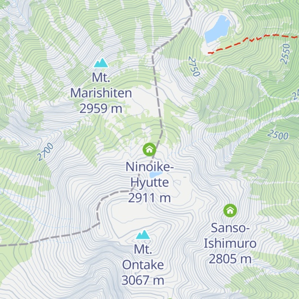 Map of Ninoike-Hyutte