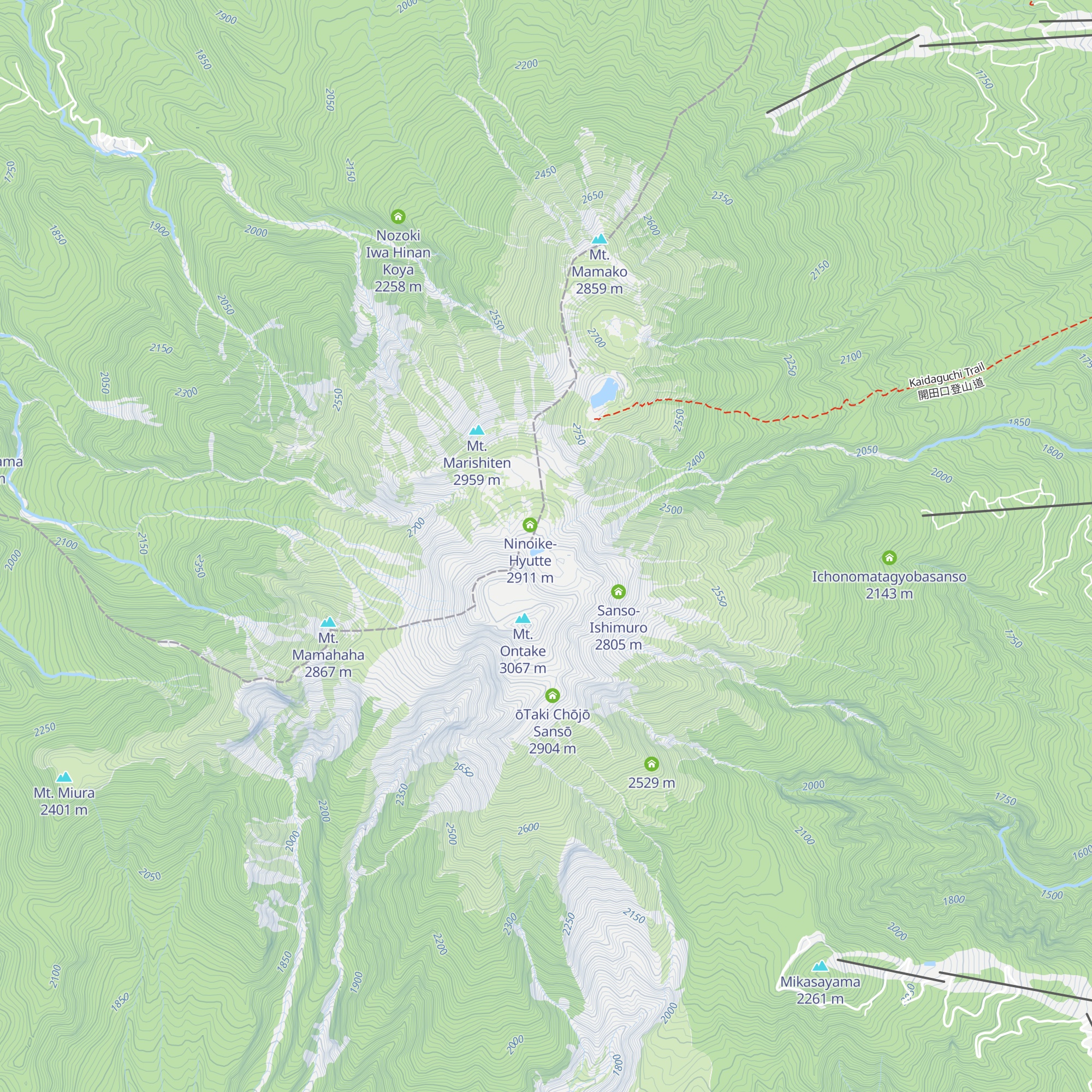 Ninoike-Shinkan map