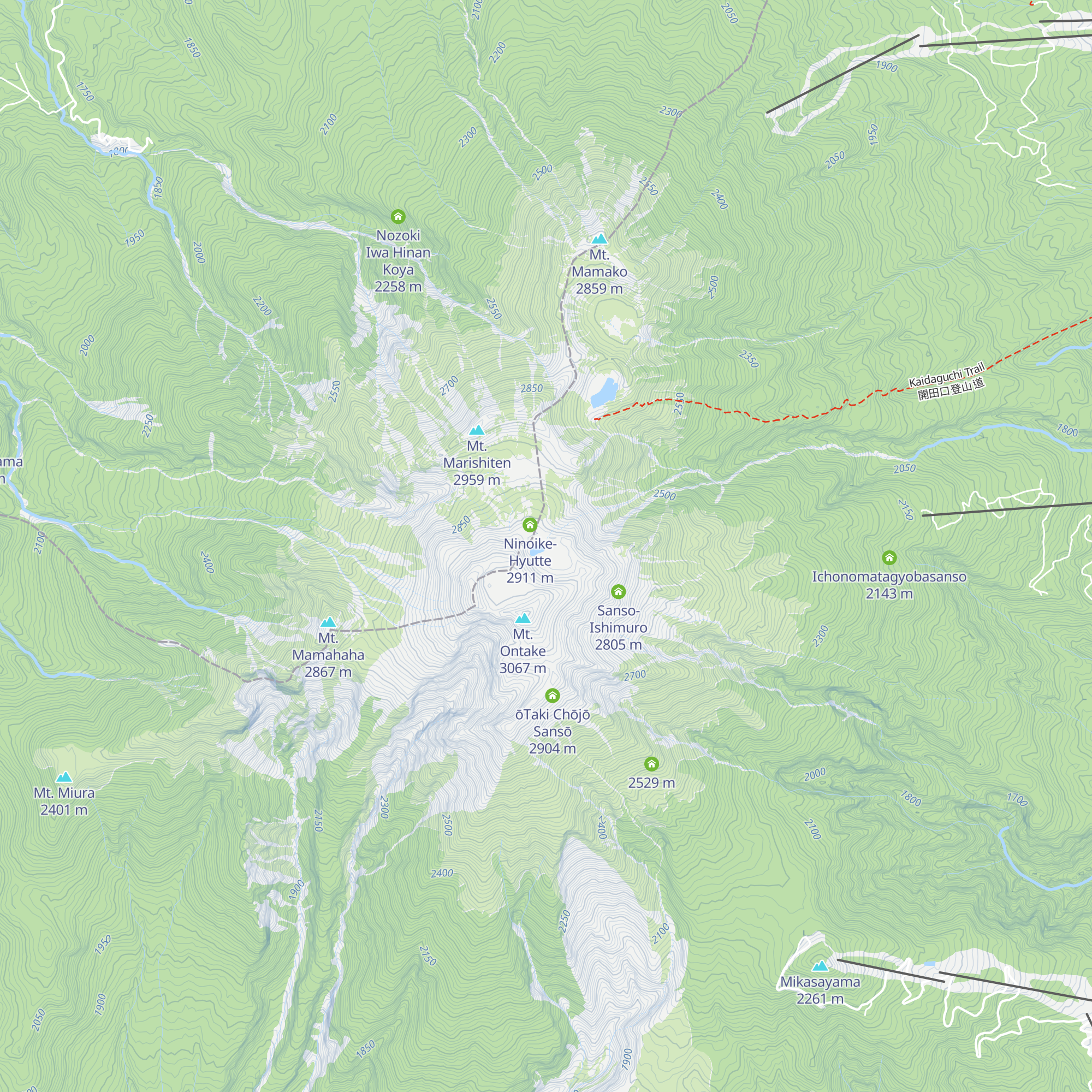 Ninoike-Shinkan map
