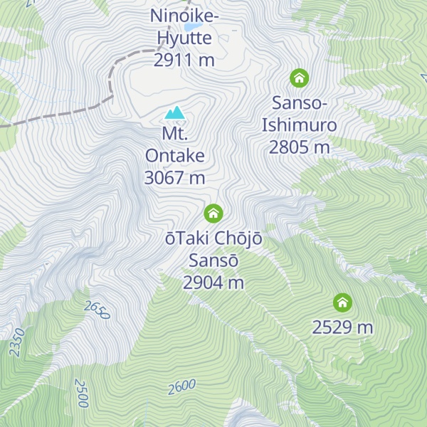 Map of ōTaki Chōjō Sansō