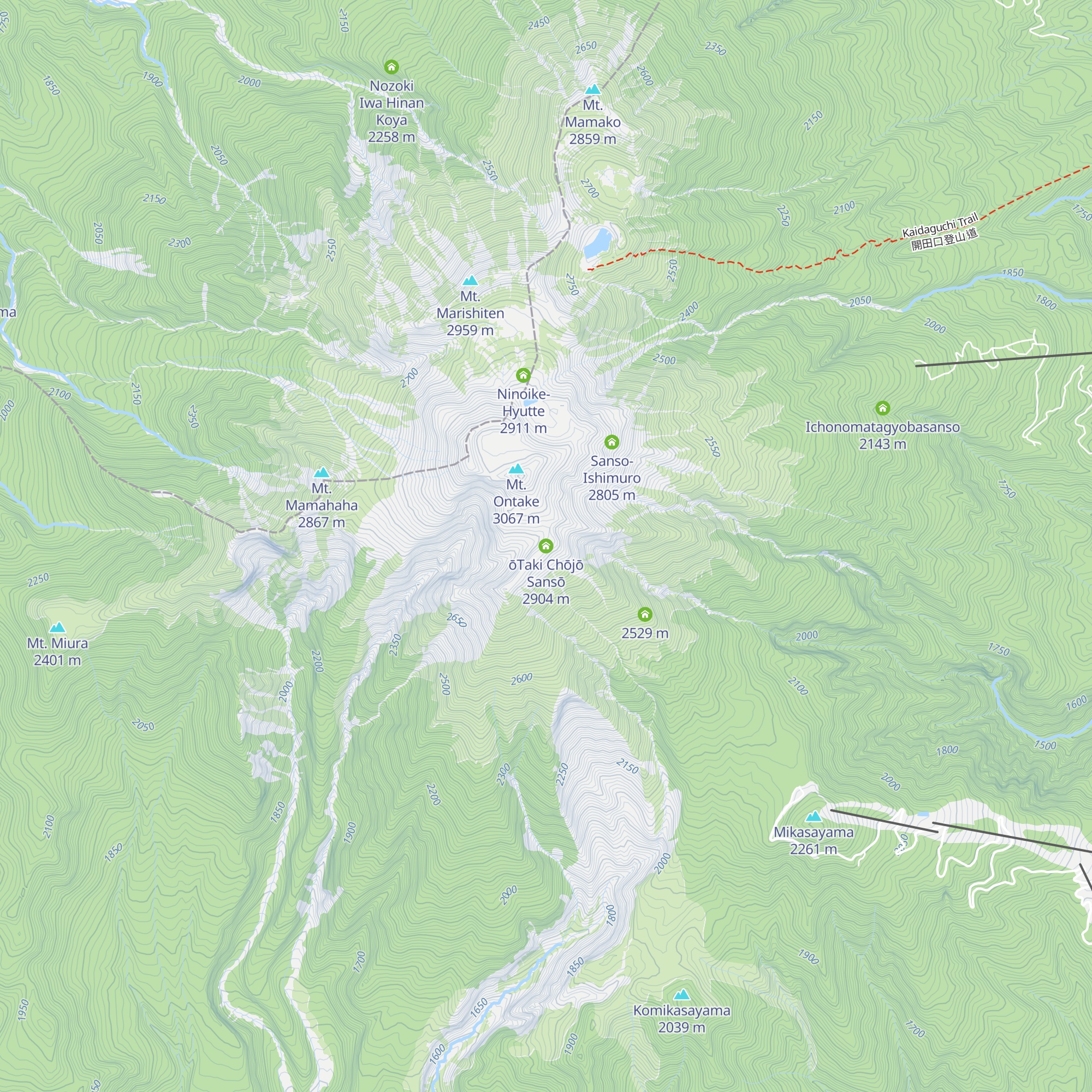 ōTaki Chōjō Sansō map