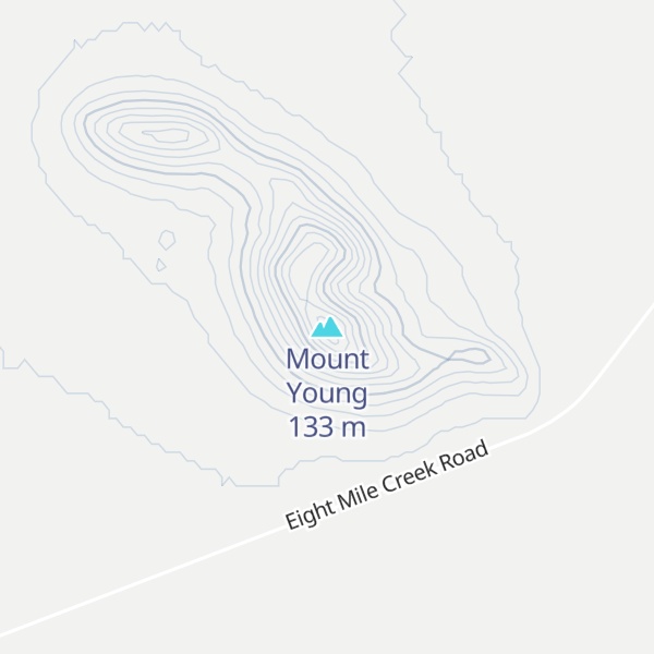 Map of Mount Young