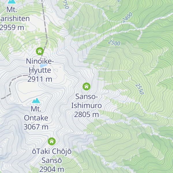 Map of Sanso-Ishimuro
