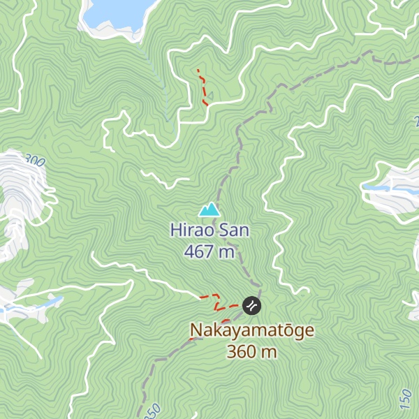 Map of Hirao San