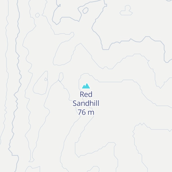 Map of Red Sandhill