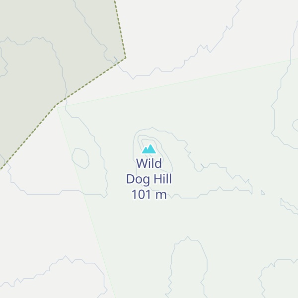 Map of Wild Dog Hill