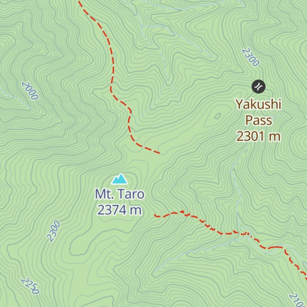 Map of Tarodairakoya