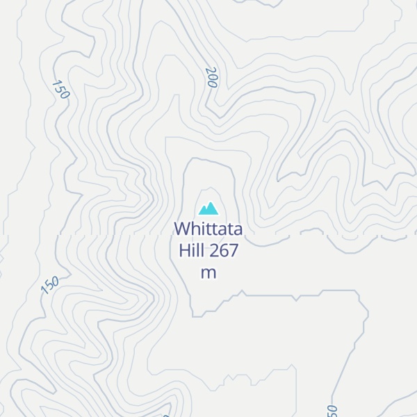 Map of Whittata Hill