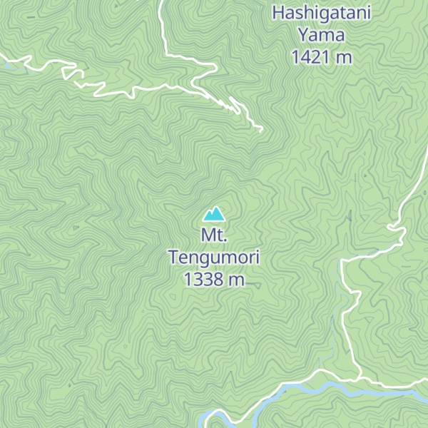 Map of Mt. Tengumori