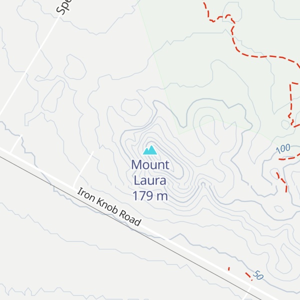 Map of Mount Laura
