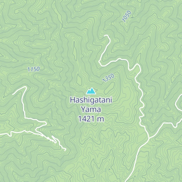 Map of Hashigatani Yama