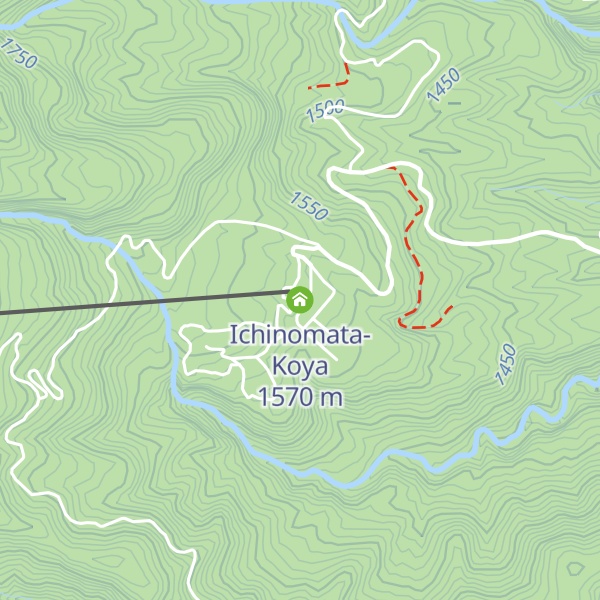 Map of Ichinomata-Koya