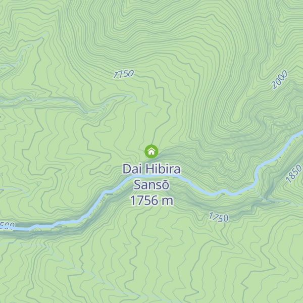 Map of Dai Hibira Sansō