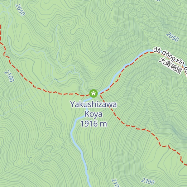 Map of Yakushizawa Koya