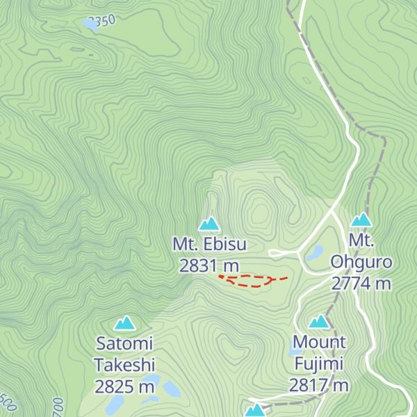 Map of Maō Dake